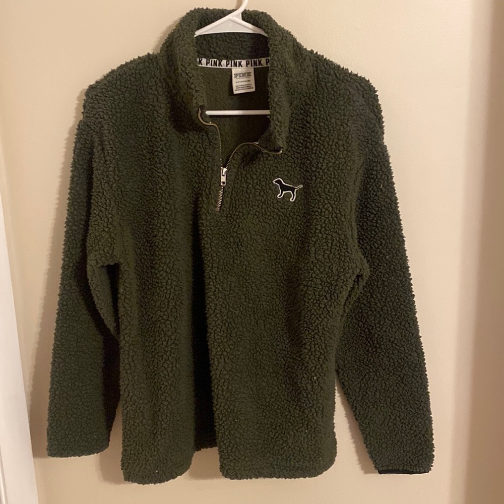 Pink Victoria secret Sherpa top